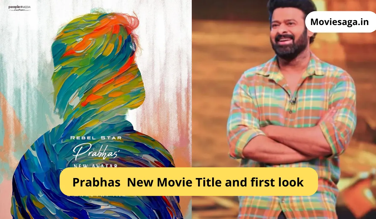 Prabhas - Maruthi Movie Title and first look
